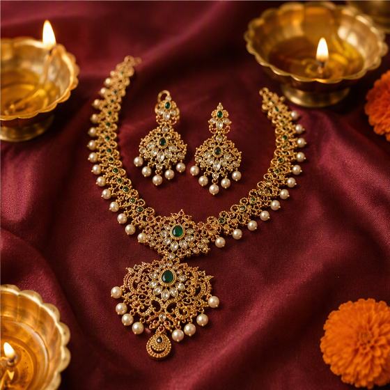 Necklace set, Festive