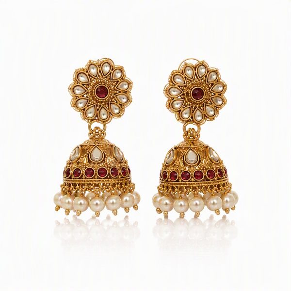Earrings, White hero